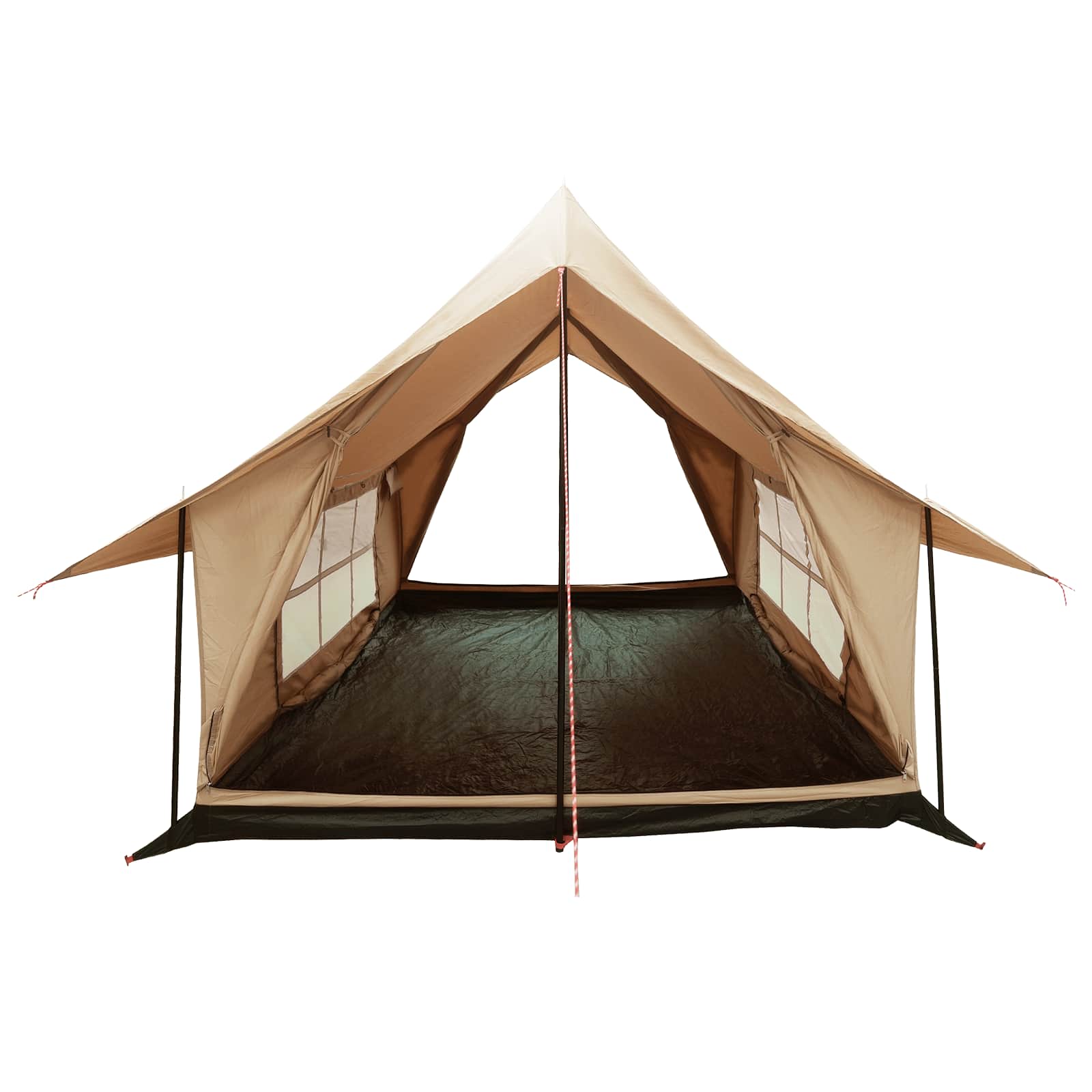vidaXL Hütten-Zelt Creme 340 x 246 x 210 cm Polybaumwolle