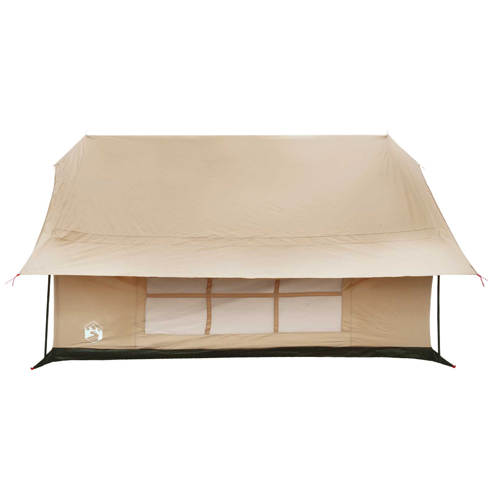 vidaXL Hütten-Zelt Creme 340 x 246 x 210 cm Polybaumwolle