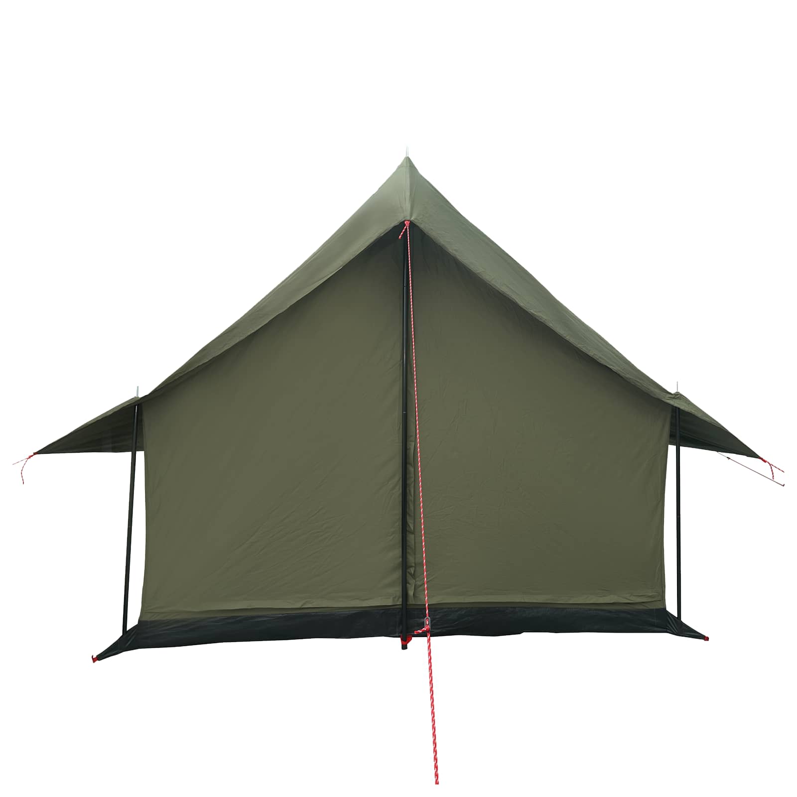 vidaXL Hütten-Zelt Olivegrün 340 x 246 x 210 cm Polybaumwolle