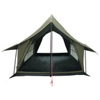 vidaXL Hütten-Zelt Olivegrün 340 x 246 x 210 cm Polybaumwolle