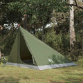 vidaXL Trekkingzelt Olive Grün 4-Personen
