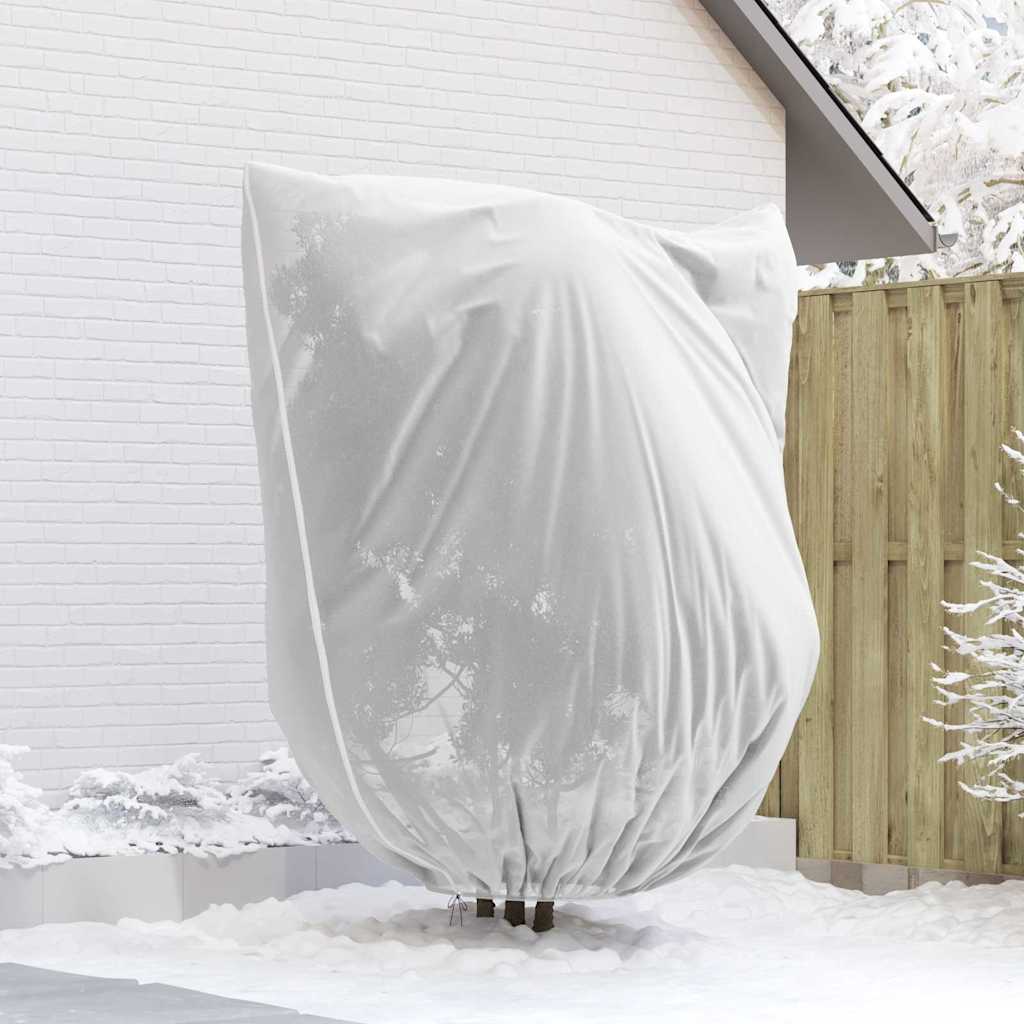 vidaXL Winterschutz fur Pflanzen 3 pcs Weiß 2,4 x 2 m Vliesstoff