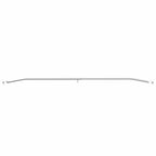 vidaXL Planehalterung für Anhänger 4 pcs Silber 100-145 cm Aluminium