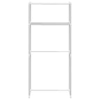 vidaXL Waschmaschinenregal Weiß 70 x 27 x 136 cm Aluminium