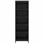 vidaXL Bücherregal 2 pcs Schwarz Eichen-Optik 60 x 30 x 189,5 cm