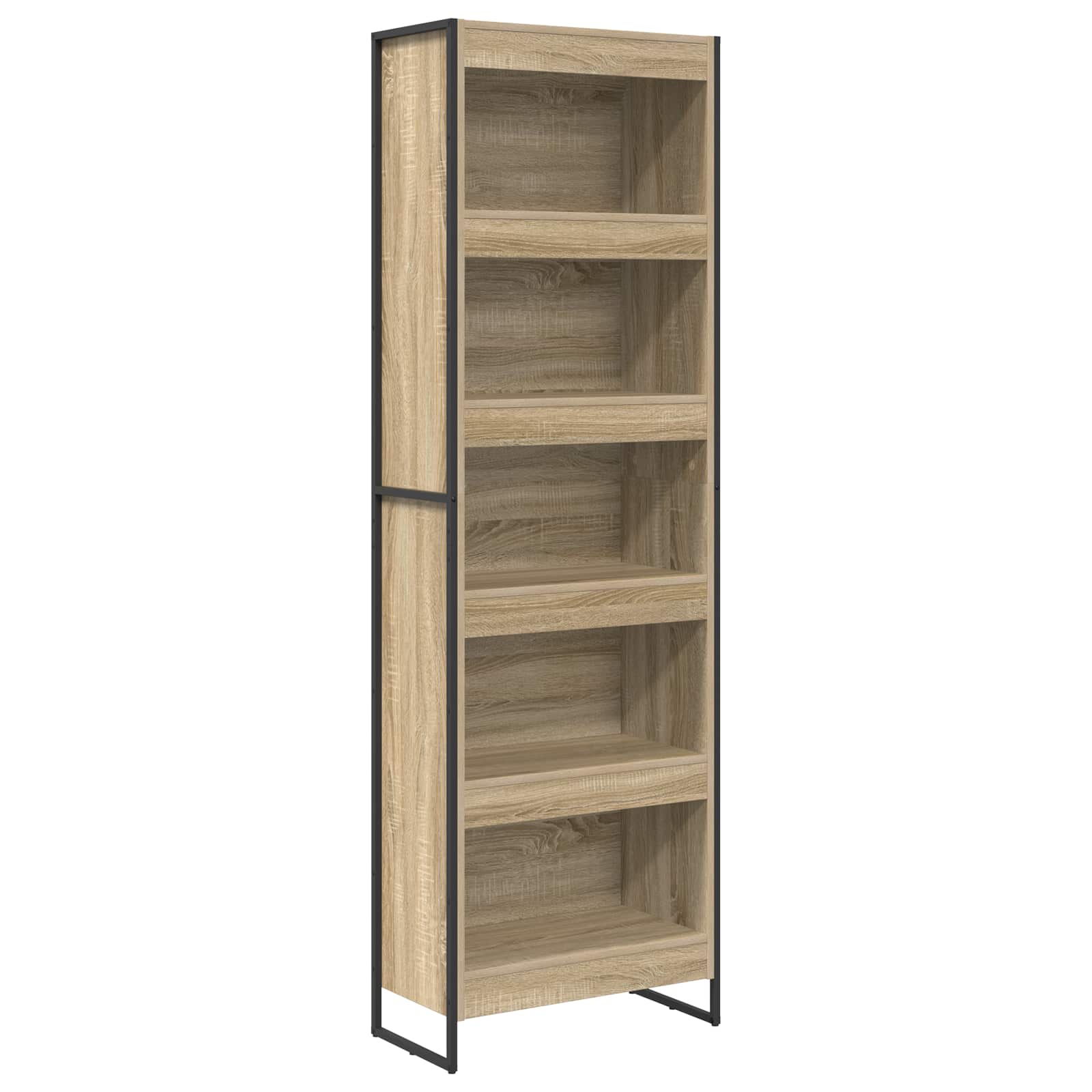 vidaXL Bücherregal 2 pcs Sonoma 60 x 30 x 189,5 cm Holzwerkstoff