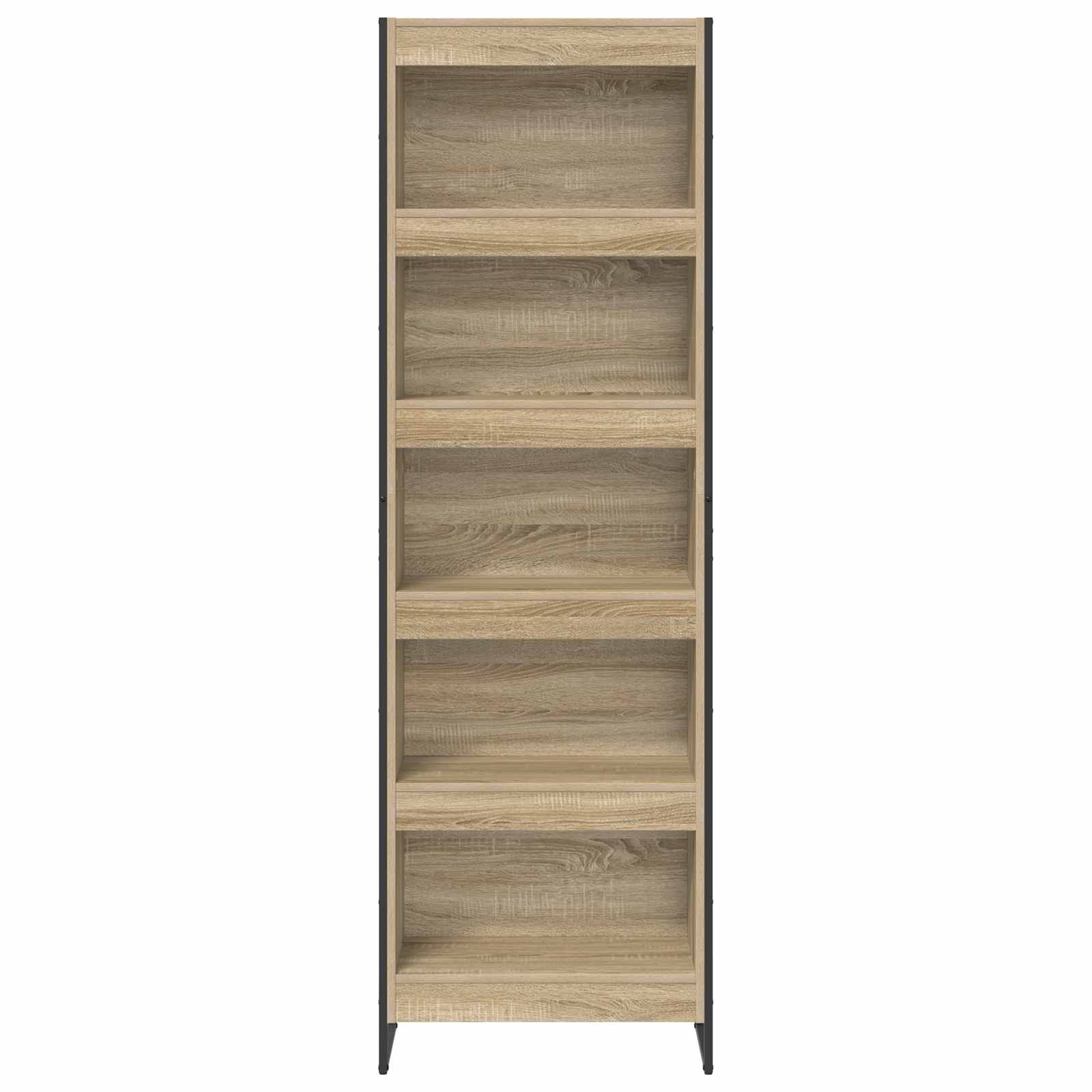 vidaXL Bücherregal 2 pcs Sonoma 60 x 30 x 189,5 cm Holzwerkstoff