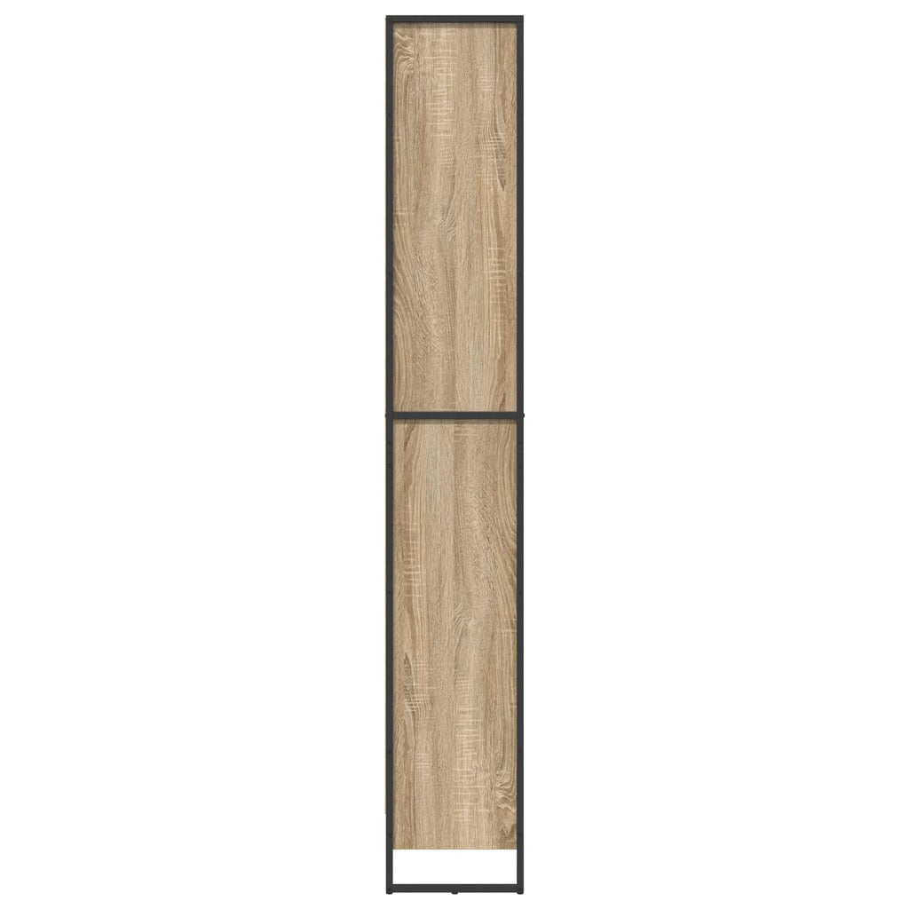 vidaXL Bücherregal 2 pcs Sonoma 60 x 30 x 189,5 cm Holzwerkstoff