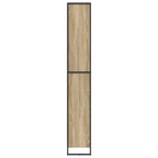 vidaXL Bücherregal 2 pcs Sonoma 60 x 30 x 189,5 cm Holzwerkstoff
