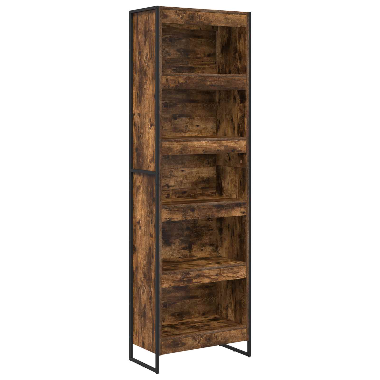 vidaXL Bücherregal 2 pcs Raucharbe 60 x 30 x 189,5 cm Holzwerkstoff