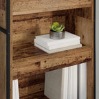vidaXL Bücherregal 2 pcs Altholz 60 x 30 x 189,5 cm Holzwerkstoff