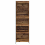 vidaXL Bücherregal 2 pcs Altholz 60 x 30 x 189,5 cm Holzwerkstoff