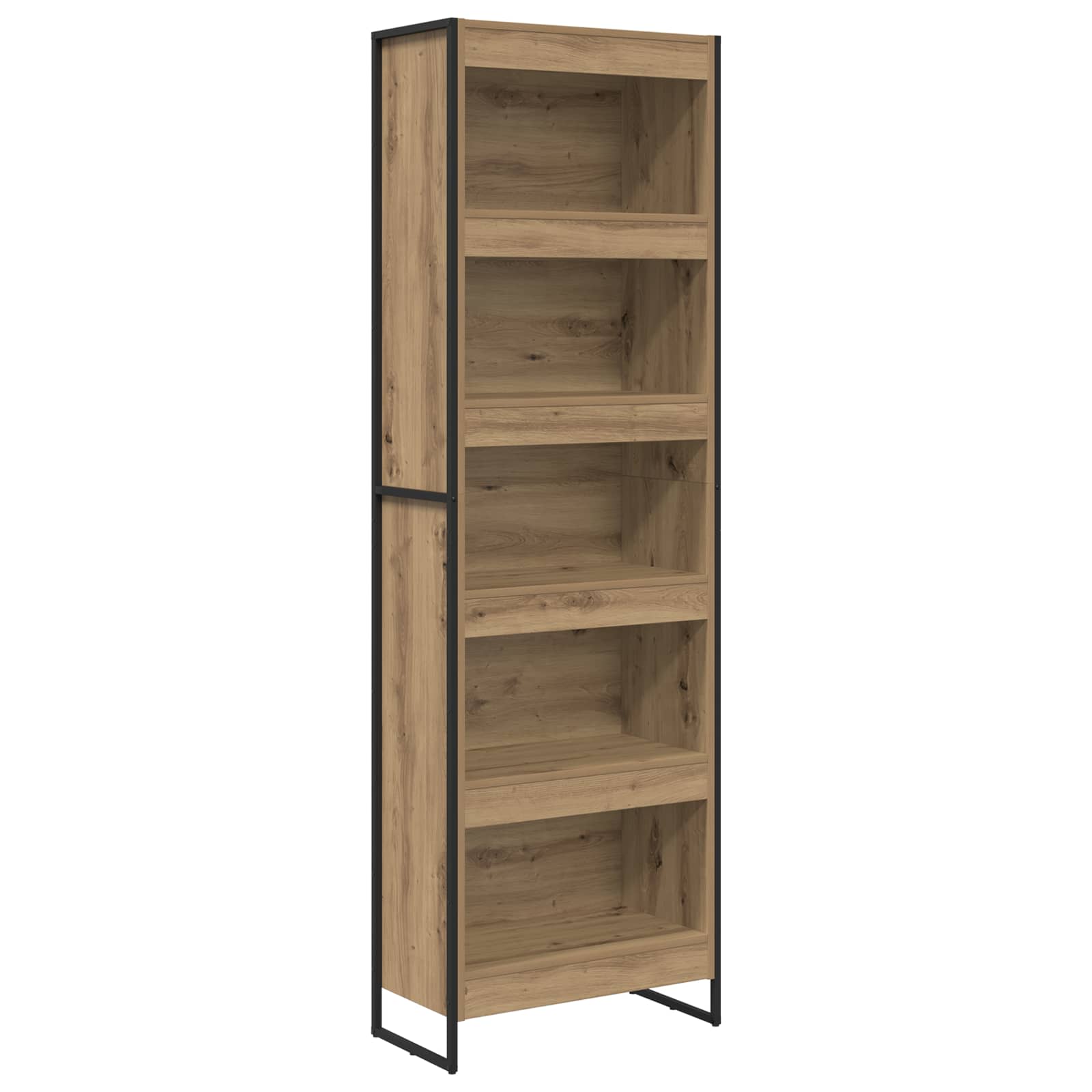 vidaXL Bücherregal 2 pcs Kunsthandwerk Eiche 60 x 30 x 189,5 cm