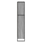vidaXL Bücherregal 2 pcs Graues Sonoma 80 x 30 x 155 cm Holzwerkstoff