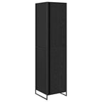 vidaXL Warderobe Schwarz Eichen-Optik 50 x 50 x 200 cm Holzwerkstoff