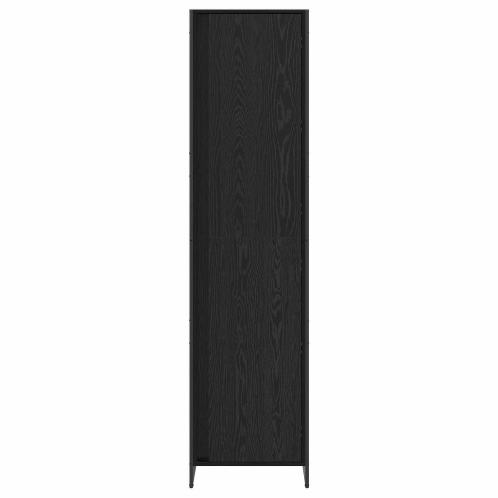 vidaXL Warderobe Schwarz Eichen-Optik 50 x 50 x 200 cm Holzwerkstoff