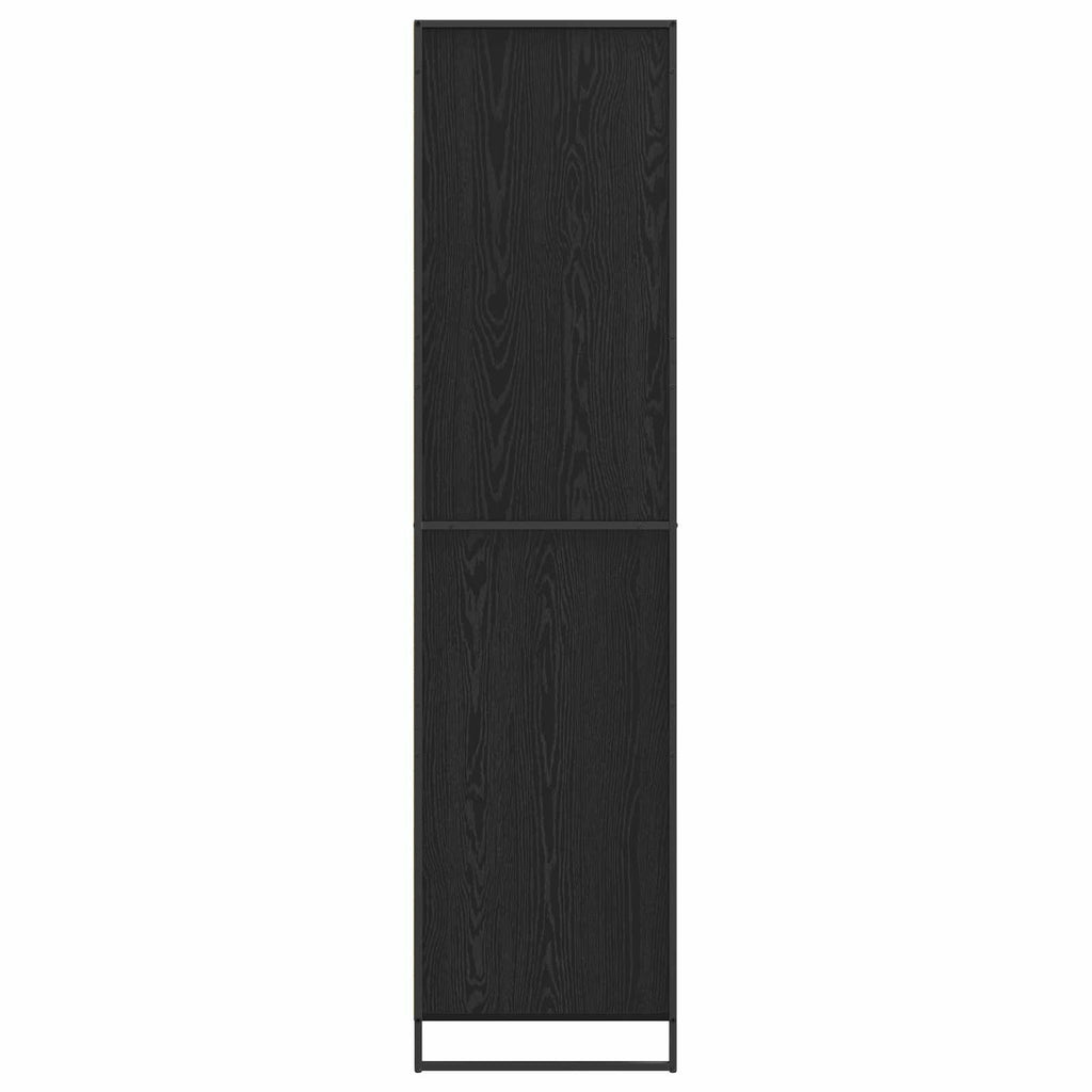 vidaXL Warderobe Schwarz Eichen-Optik 50 x 50 x 200 cm Holzwerkstoff