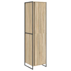 vidaXL Warderobe mit Speicher Sonoma 50 x 50 x 200 cm Holzwerkstoff