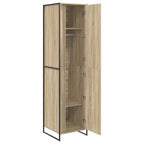 vidaXL Warderobe mit Speicher Sonoma 50 x 50 x 200 cm Holzwerkstoff