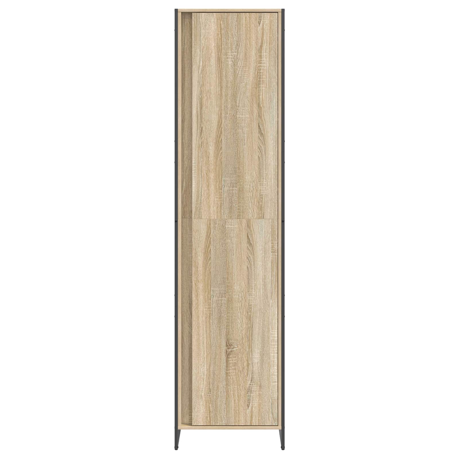 vidaXL Warderobe mit Speicher Sonoma 50 x 50 x 200 cm Holzwerkstoff