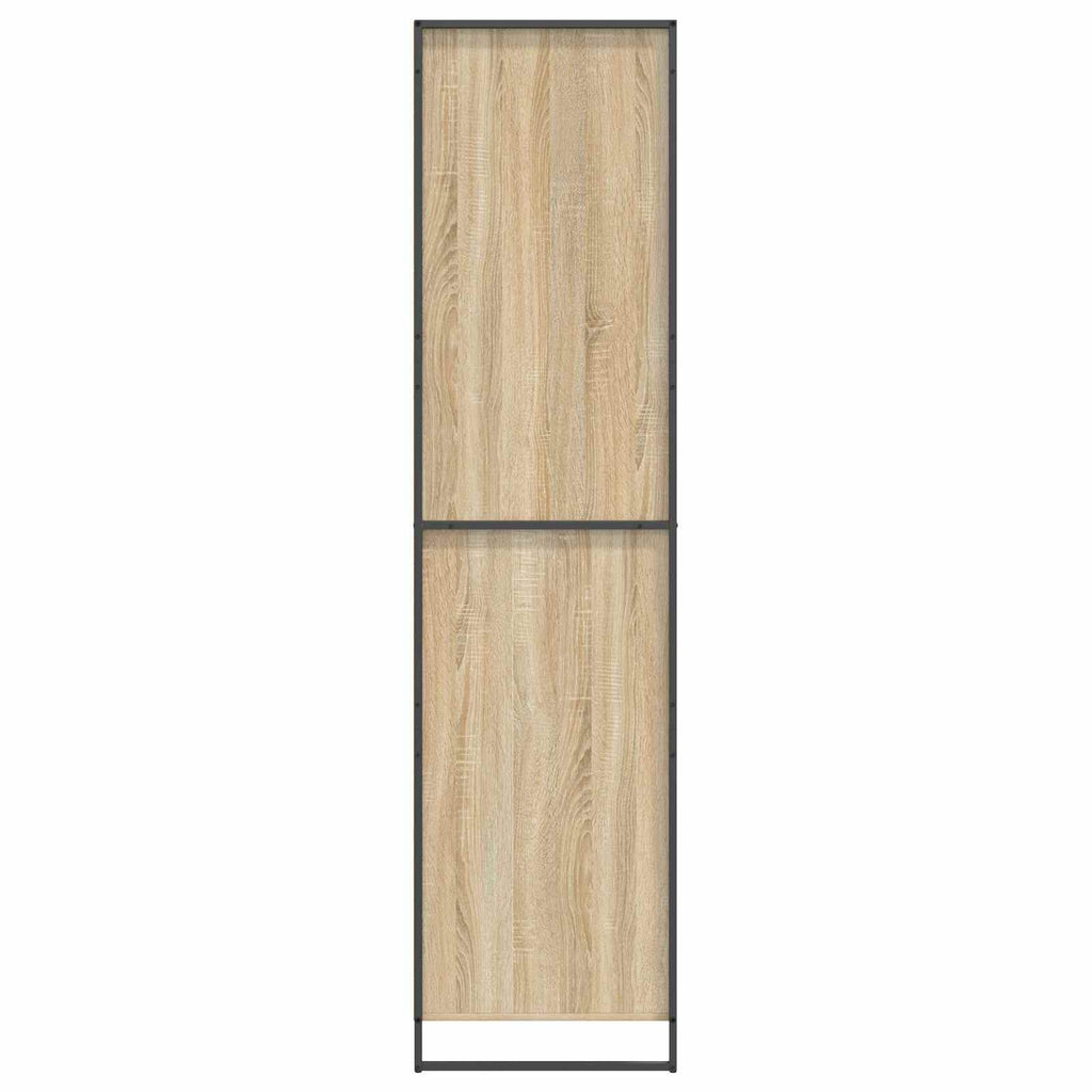 vidaXL Warderobe mit Speicher Sonoma 50 x 50 x 200 cm Holzwerkstoff