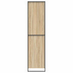 vidaXL Warderobe mit Speicher Sonoma 50 x 50 x 200 cm Holzwerkstoff
