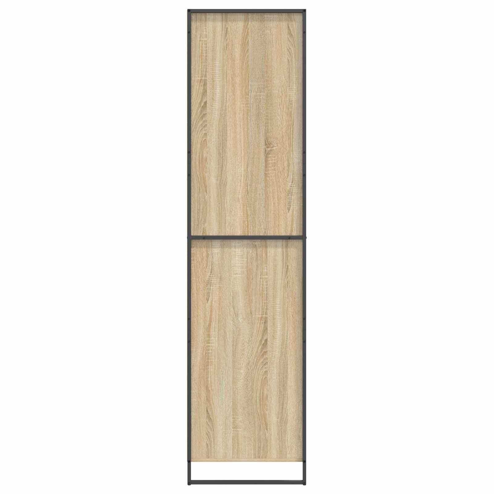 vidaXL Warderobe mit Speicher Sonoma 50 x 50 x 200 cm Holzwerkstoff