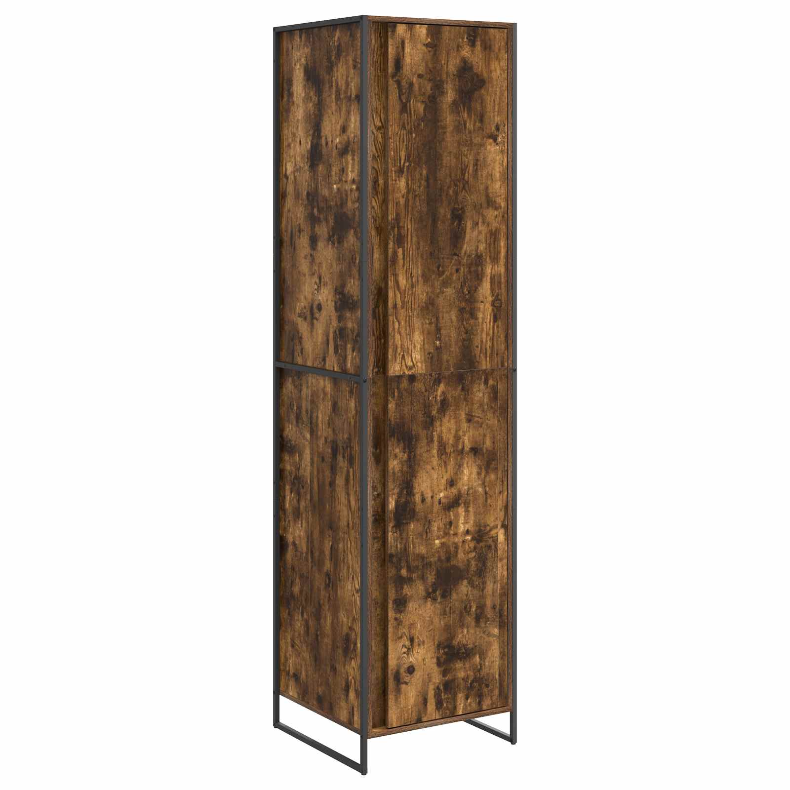 vidaXL Warderobe mit Speicher Raucharbe 50 x 50 x 200 cm Holzwerkstoff