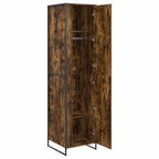 vidaXL Warderobe mit Speicher Raucharbe 50 x 50 x 200 cm Holzwerkstoff