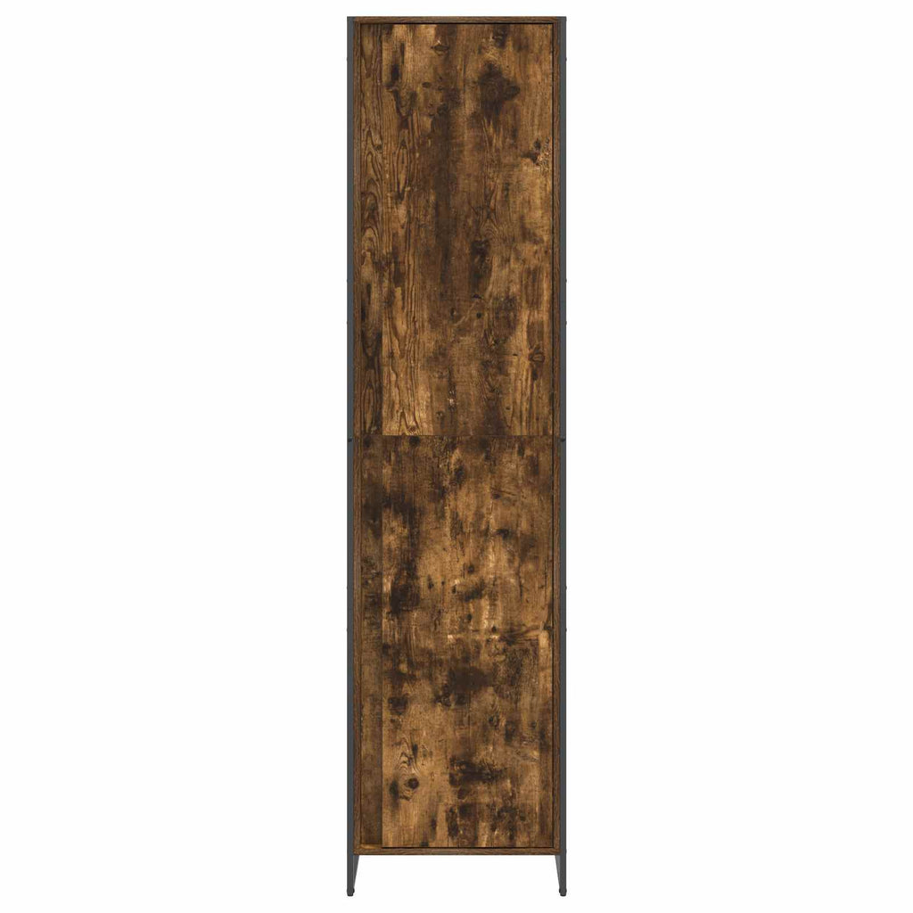 vidaXL Warderobe mit Speicher Raucharbe 50 x 50 x 200 cm Holzwerkstoff