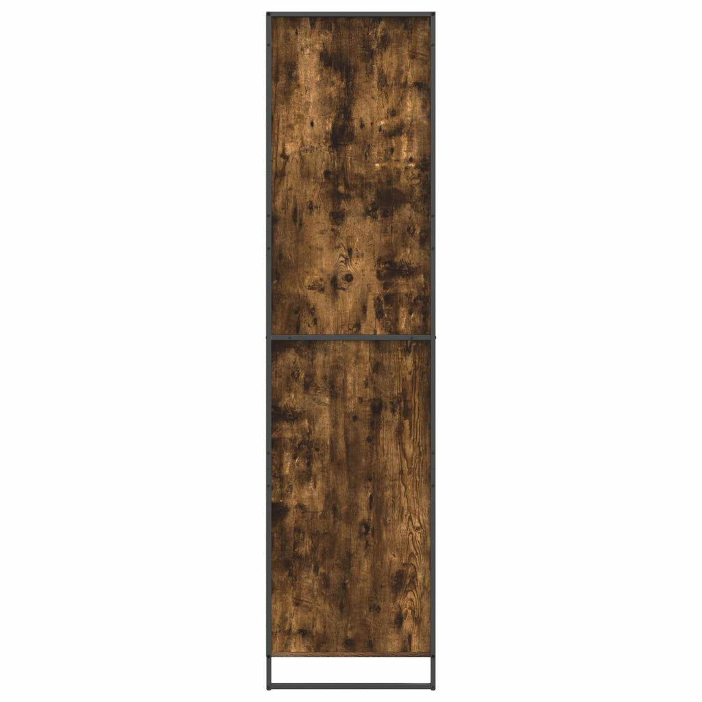 vidaXL Warderobe mit Speicher Raucharbe 50 x 50 x 200 cm Holzwerkstoff