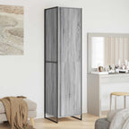 vidaXL Warderobe mit Tür Graues Sonoma 50 x 50 x 200 cm Holzwerkstoff