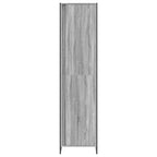 vidaXL Warderobe mit Tür Graues Sonoma 50 x 50 x 200 cm Holzwerkstoff