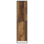 vidaXL Warderobe mit Speicher Altholz 50 x 50 x 200 cm Holzwerkstoff