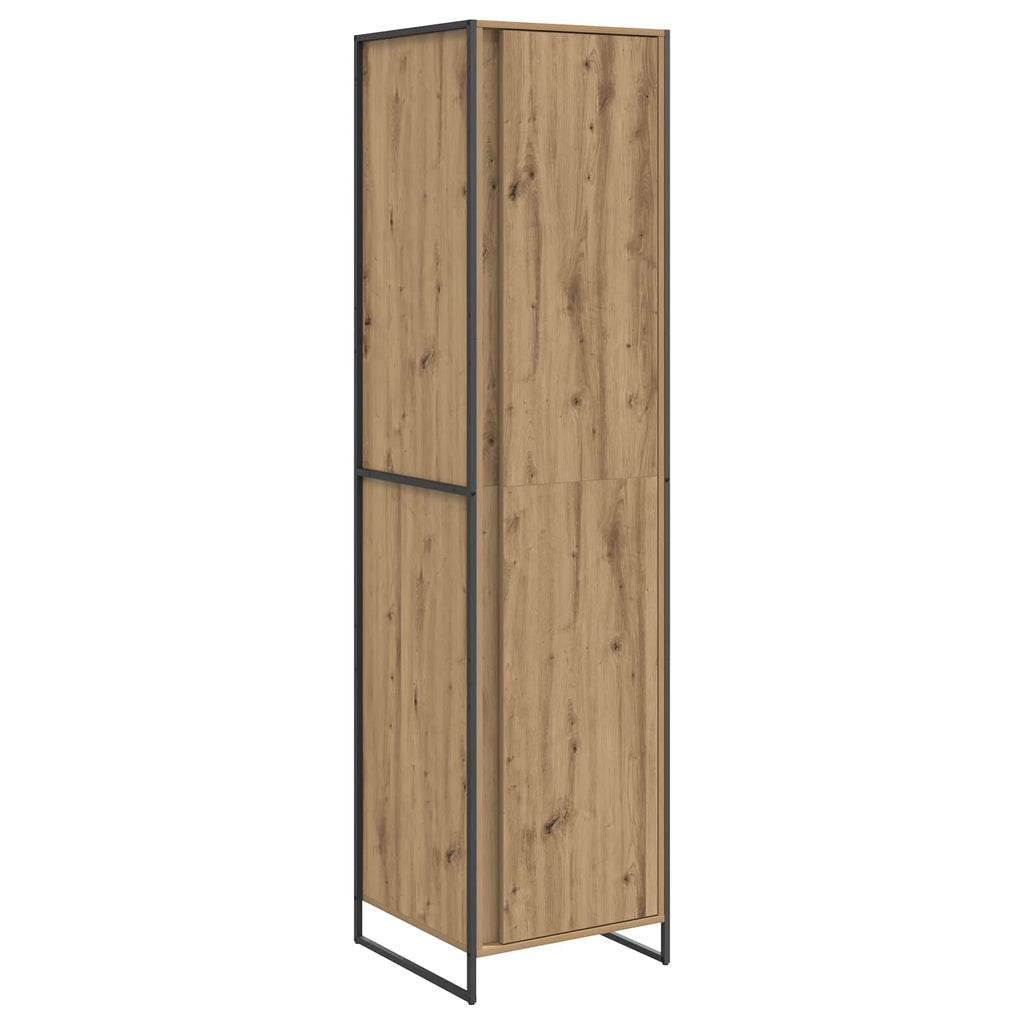 vidaXL Warderobe Kunsthandwerk Eiche 50 x 50 x 200 cm Holzwerkstoff
