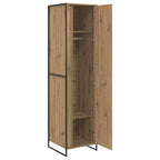 vidaXL Warderobe Kunsthandwerk Eiche 50 x 50 x 200 cm Holzwerkstoff