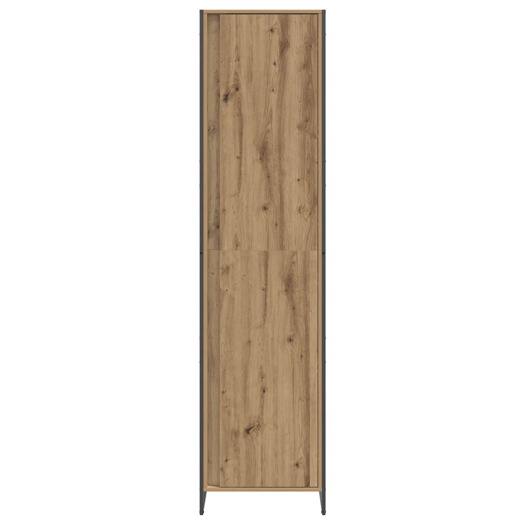 vidaXL Warderobe Kunsthandwerk Eiche 50 x 50 x 200 cm Holzwerkstoff