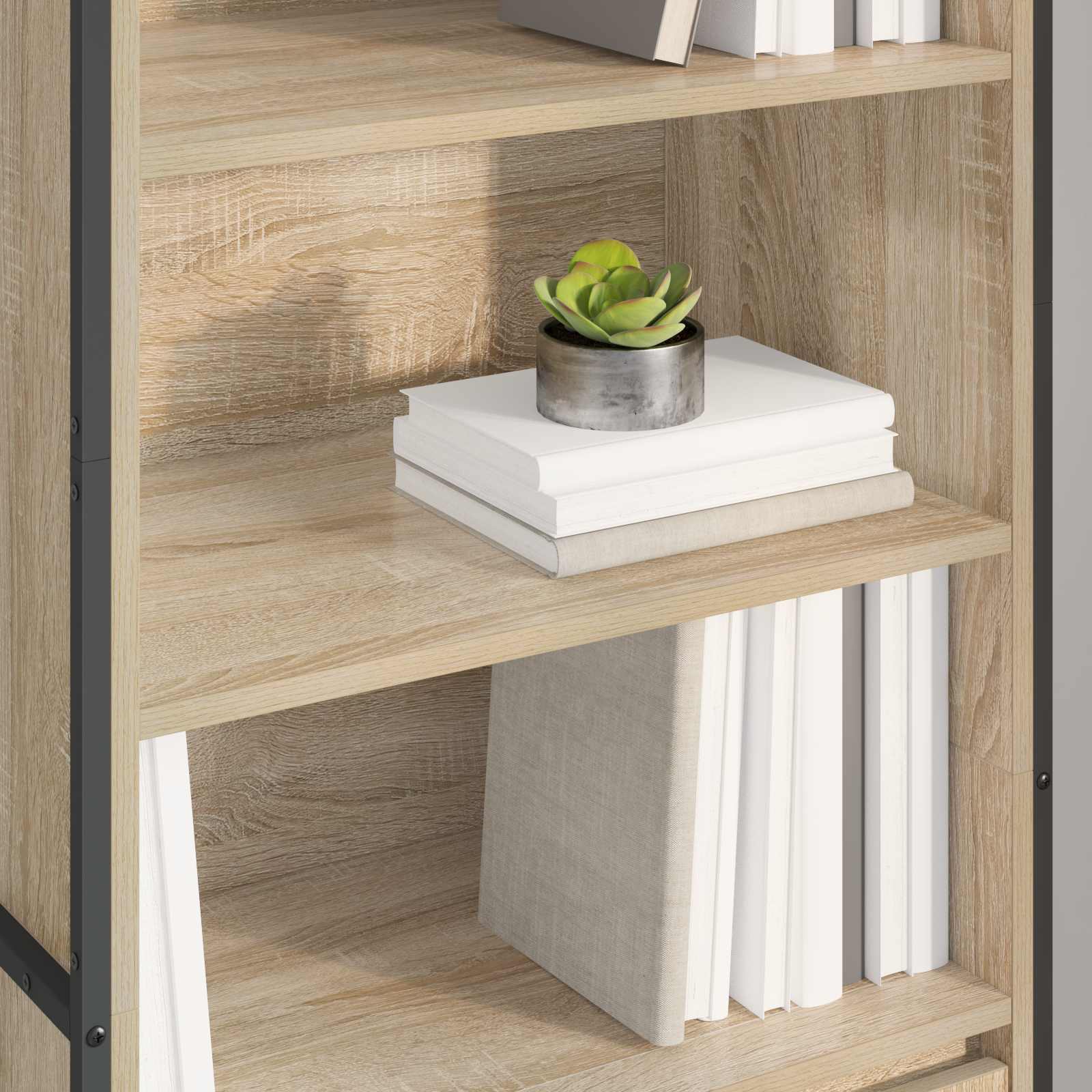 vidaXL Hohe Schränke Sonoma 60 x 36 x 200 cm Holzwerkstoff