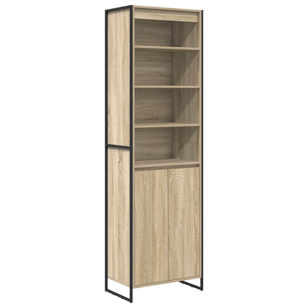 vidaXL Hohe Schränke Sonoma 60 x 36 x 200 cm Holzwerkstoff