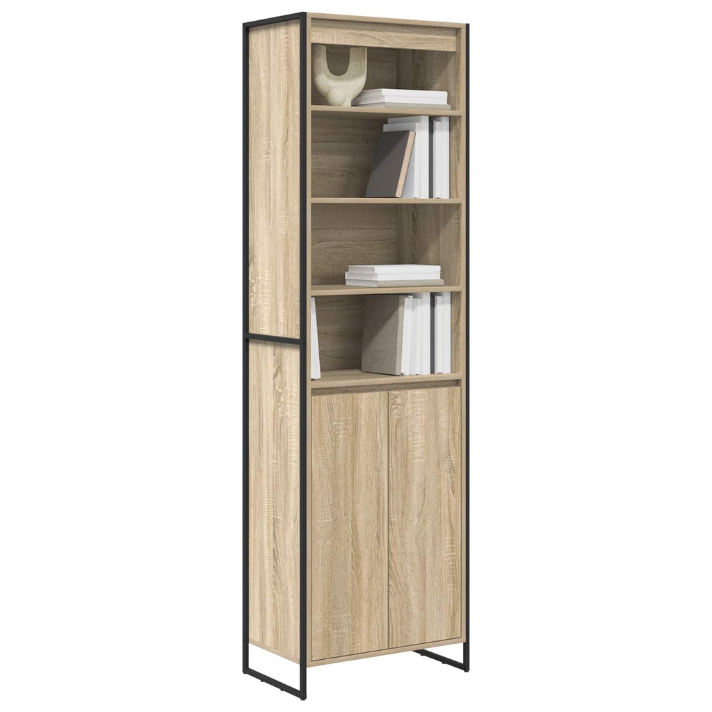 vidaXL Hohe Schränke Sonoma 60 x 36 x 200 cm Holzwerkstoff