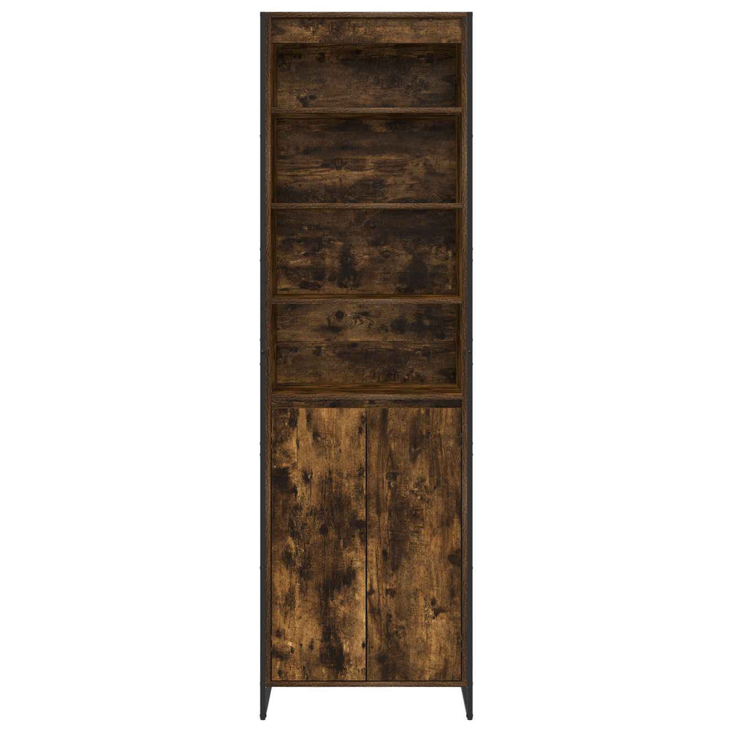 vidaXL Hohe Schränke Raucharbe 60 x 36 x 200 cm Holzwerkstoff