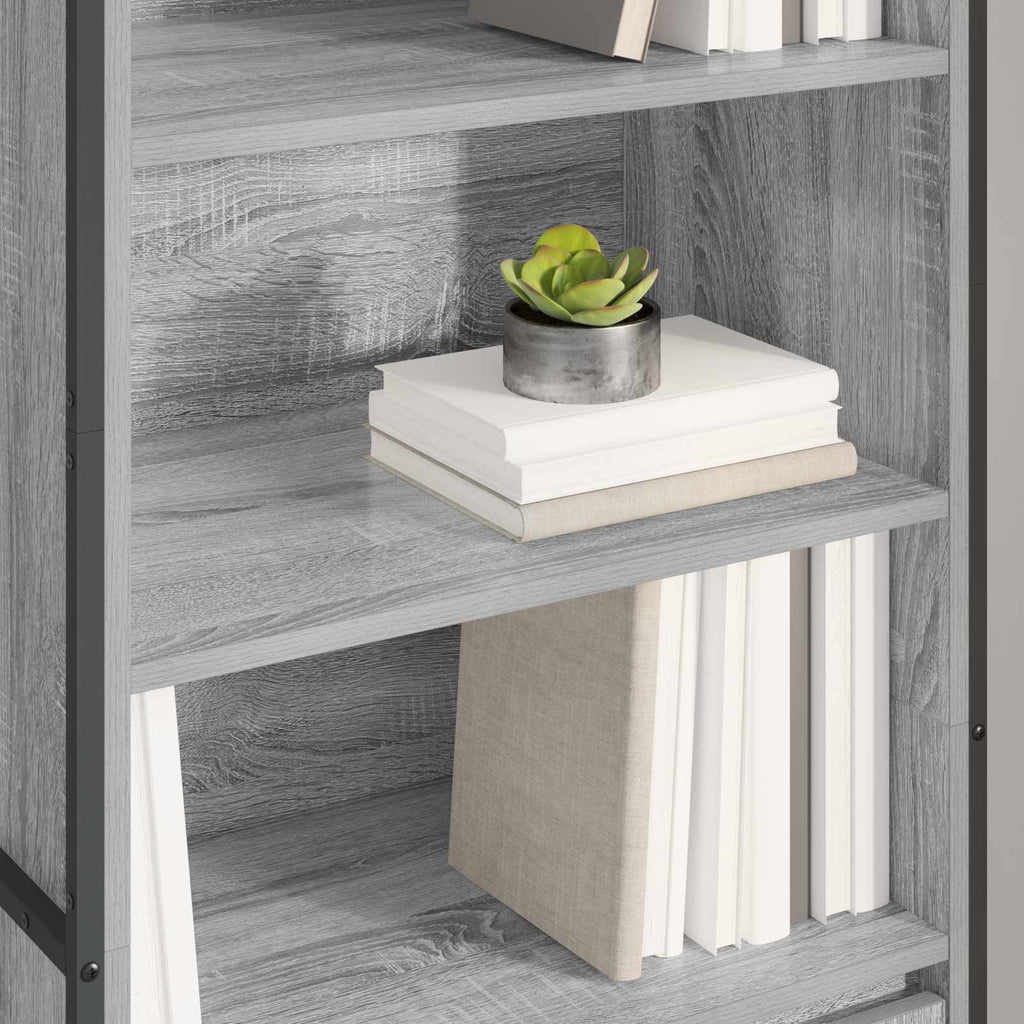 vidaXL Hohe Schränke Graues Sonoma 60 x 36 x 200 cm Holzwerkstoff