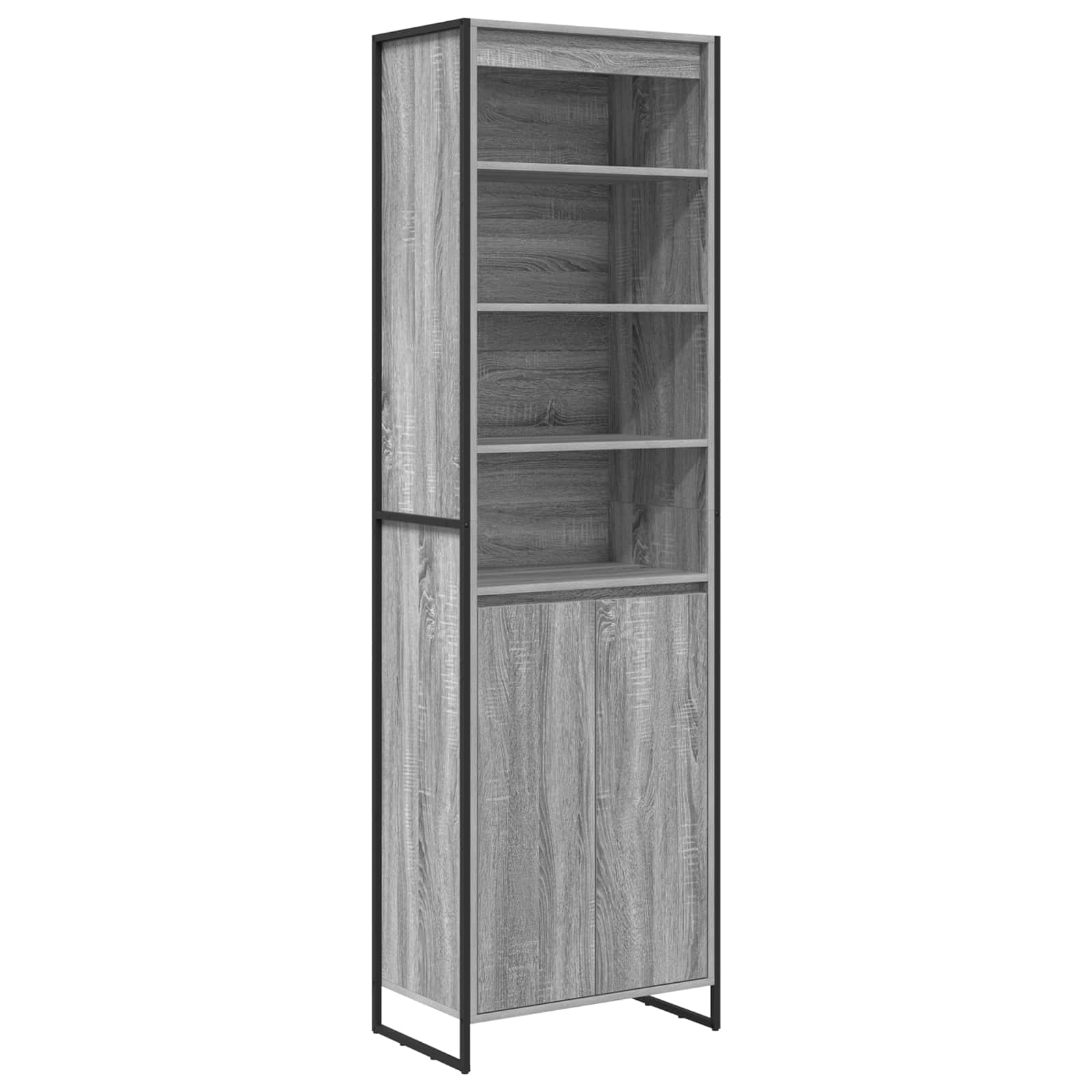 vidaXL Hohe Schränke Graues Sonoma 60 x 36 x 200 cm Holzwerkstoff