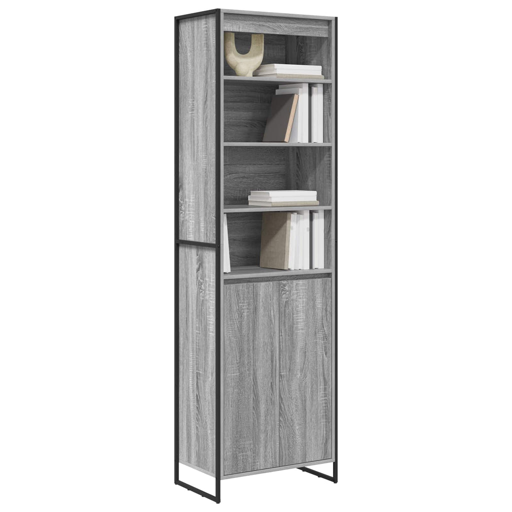 vidaXL Hohe Schränke Graues Sonoma 60 x 36 x 200 cm Holzwerkstoff