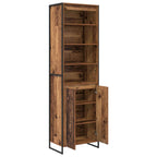 vidaXL Hohe Schränke Altholz 60 x 36 x 200 cm Holzwerkstoff