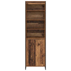 vidaXL Hohe Schränke Altholz 60 x 36 x 200 cm Holzwerkstoff