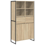 vidaXL Sideboard 2 pcs Sonoma 81 x 36 x 150.5 cm Holzwerkstoff