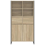 vidaXL Sideboard 2 pcs Sonoma 81 x 36 x 150.5 cm Holzwerkstoff