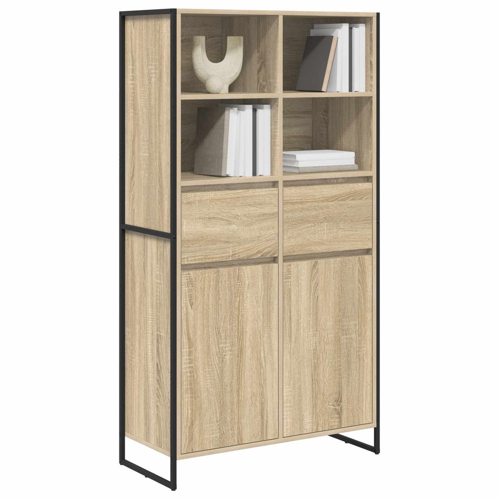 vidaXL Sideboard 2 pcs Sonoma 81 x 36 x 150.5 cm Holzwerkstoff