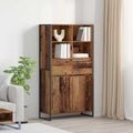 vidaXL Sideboard 2 pcs Altholz 81 x 36 x 150.5 cm Holzwerkstoff